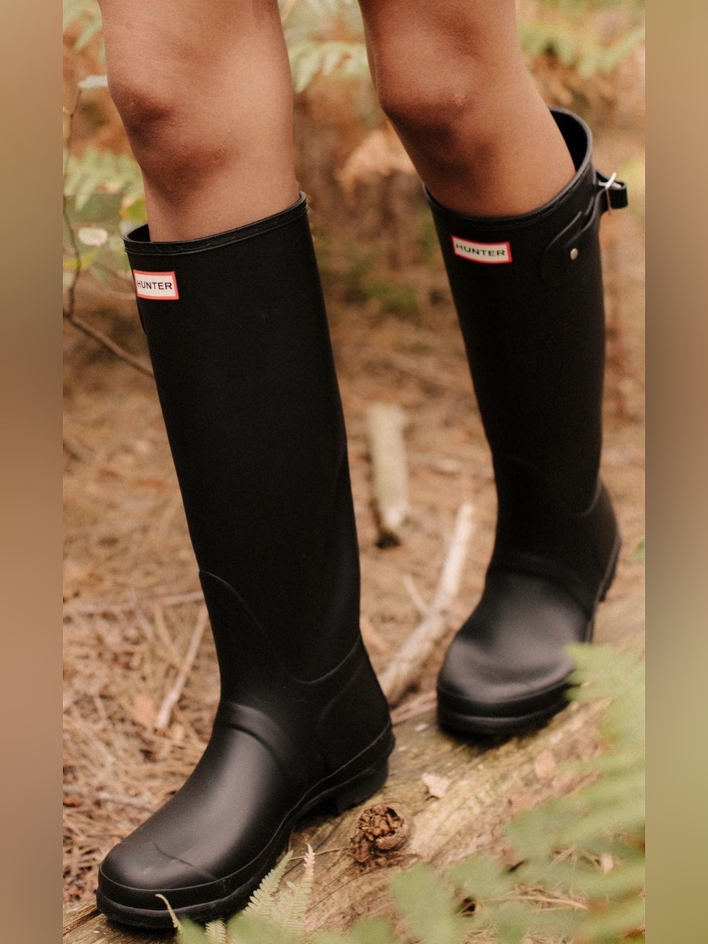 Hunter Black Women's Tall Rain Boots